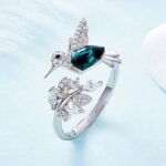 Joyas de Plata Ecuador | Colibrí Hoja | Anillo - Imagen 5