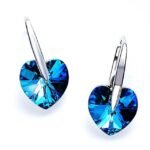 Joyas de Plata Ecuador | Corazón Brillante | Aretes
