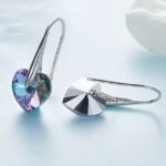 Joyas de Plata Ecuador | Corazón Brillante | Aretes - Imagen 4
