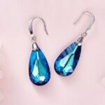 Joyas de Plata Ecuador | Gota de Cristal | Aretes