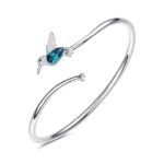 Joyas de Plata Ecuador | Colibrí Guardián | Brazalete - Imagen 2
