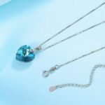 Joyas de Plata Ecuador | Corazón Brillante | Cadena y Dije - Imagen 3