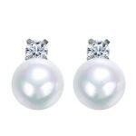 Joyas de Plata Ecuador | Perla Brillante | Aretes