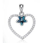 Joyas de Plata Ecuador | Heart Star | Cadena y Dije - Imagen 2