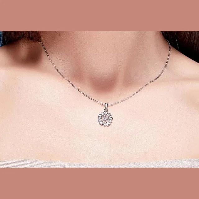 Joyas de Plata Ecuador | Beauty Snow | Cadena y Dije - Imagen 4