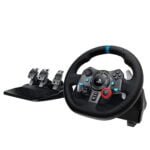 Volante y pedales de carreras LOGITECH G29 Driving Force compatible con PC, Playstation 3, 4 y 5.